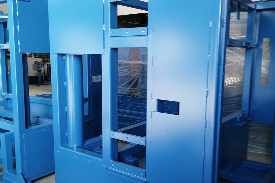 Machine frames and fabricated metal parts