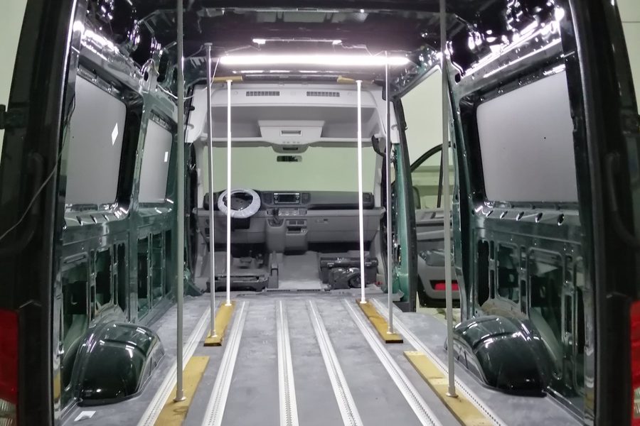 Van conversion interior